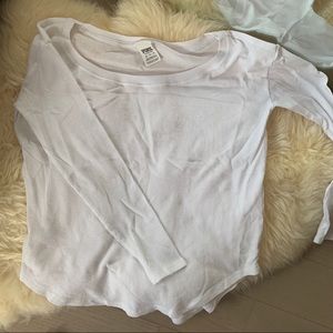 vs pink thermal tee xs